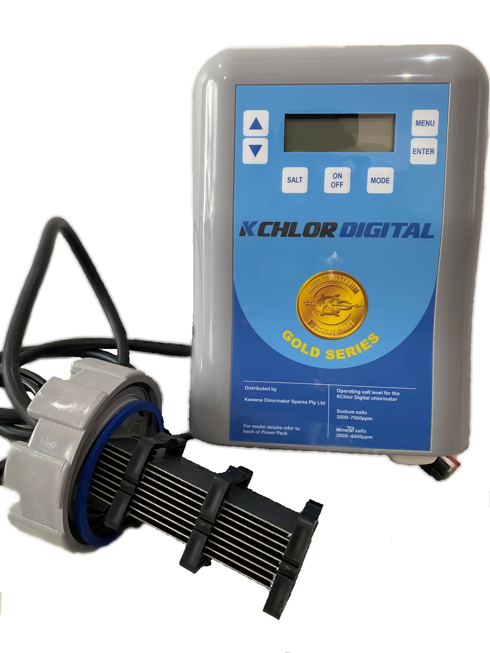 K-Chlor Digital Gold Series KGS 25 Genuine Chlorinator Cell